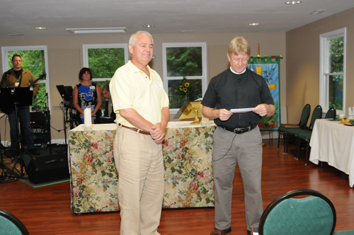 Check Presentation to Richard Walker